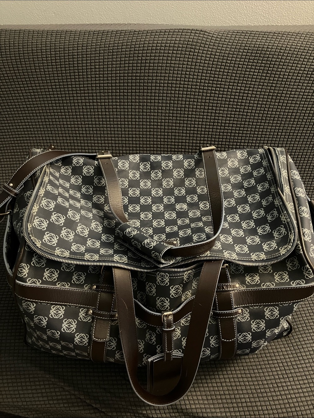Loewe Anagram duffle Travel bag